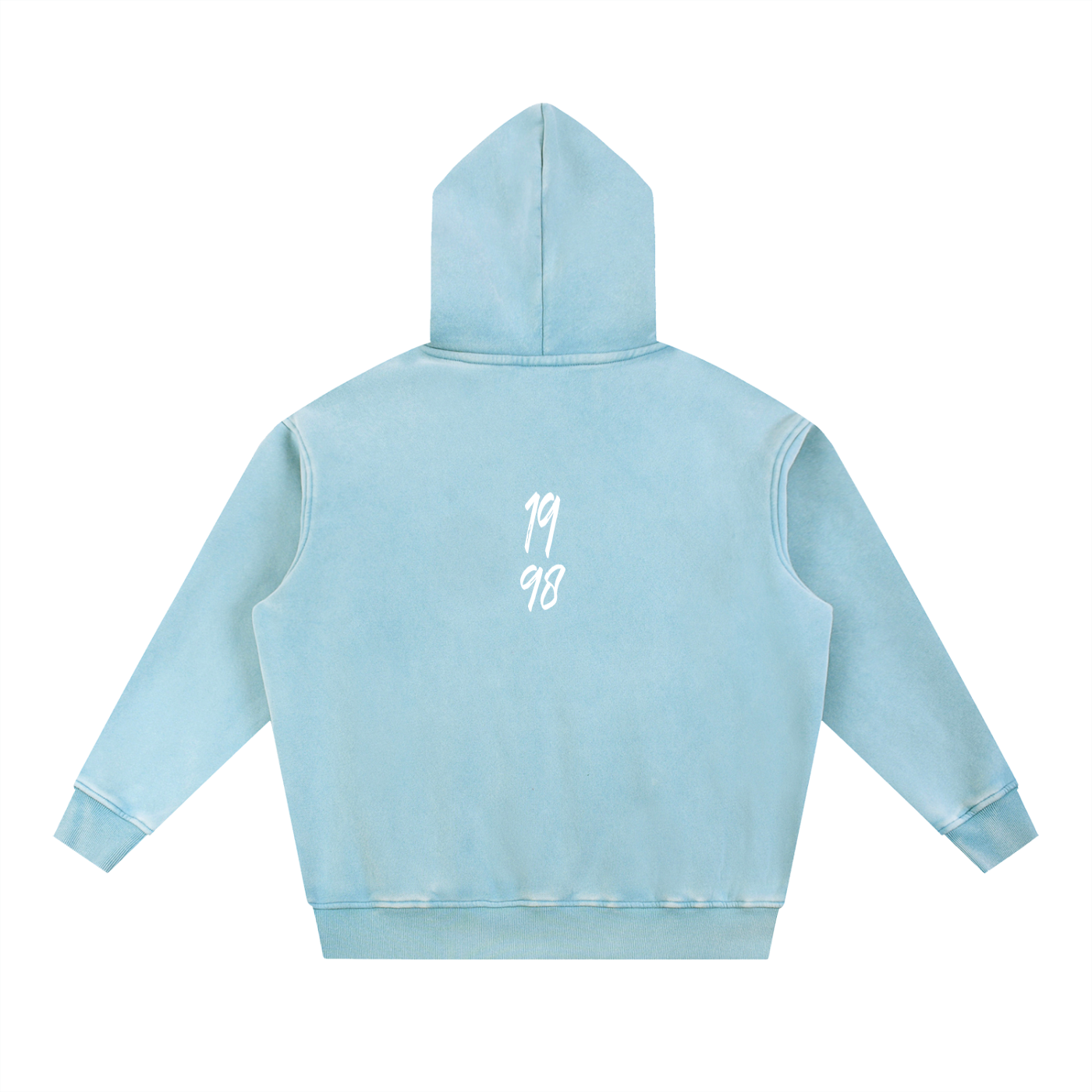 Snow Wash Fleece Oversize Hoodie 1998