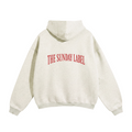 Oversize Fleeced Hoodie Red, Oat Grey "The Sunday Label"