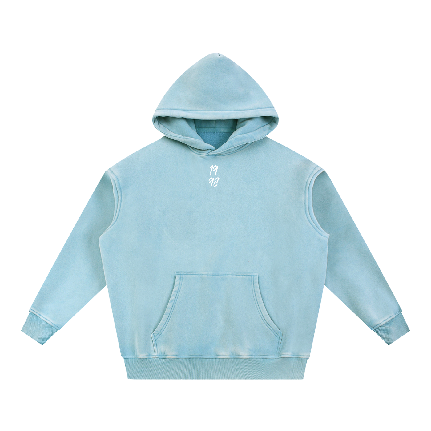 Snow Wash Fleece Oversize Hoodie 1998