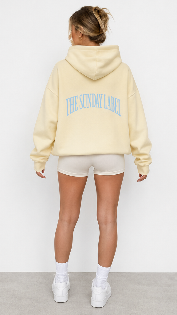 The Sunday Label Apricot Heavyweight Oversized Hoodie