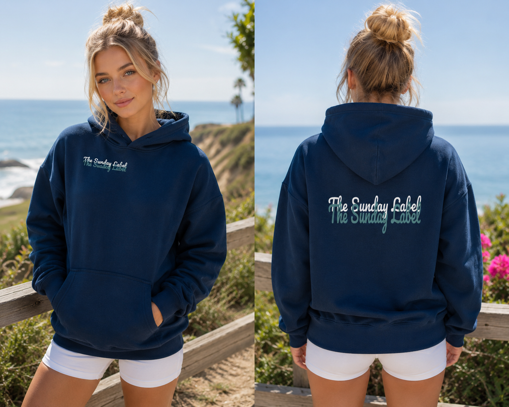 Oversize Fleeced Hoodie "The Sunday Label"
