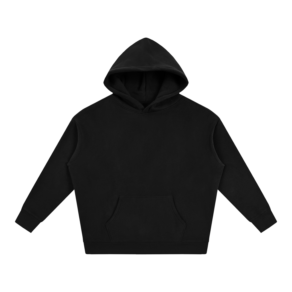 Oversize Fleeced Hoodie "Meet Me At The Beach -1998" sticker in the back