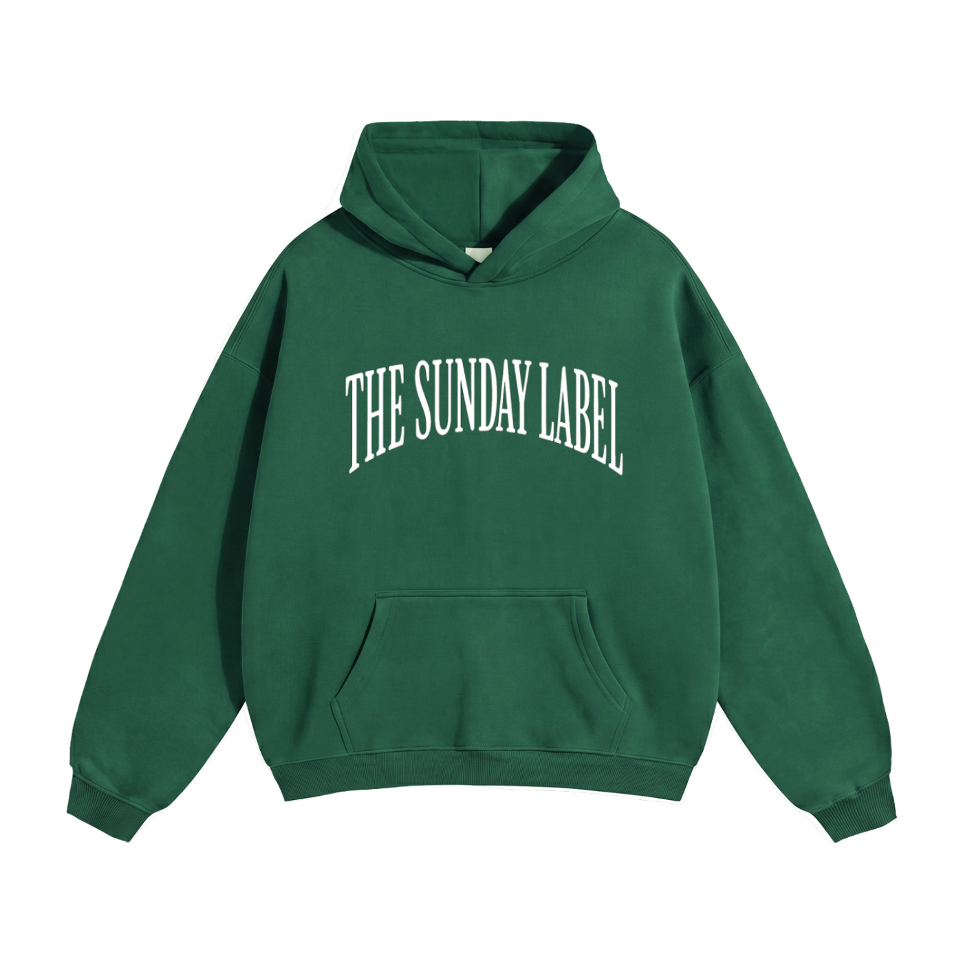 The Sunday Label Eden Green Oversized Fleece Hoodie