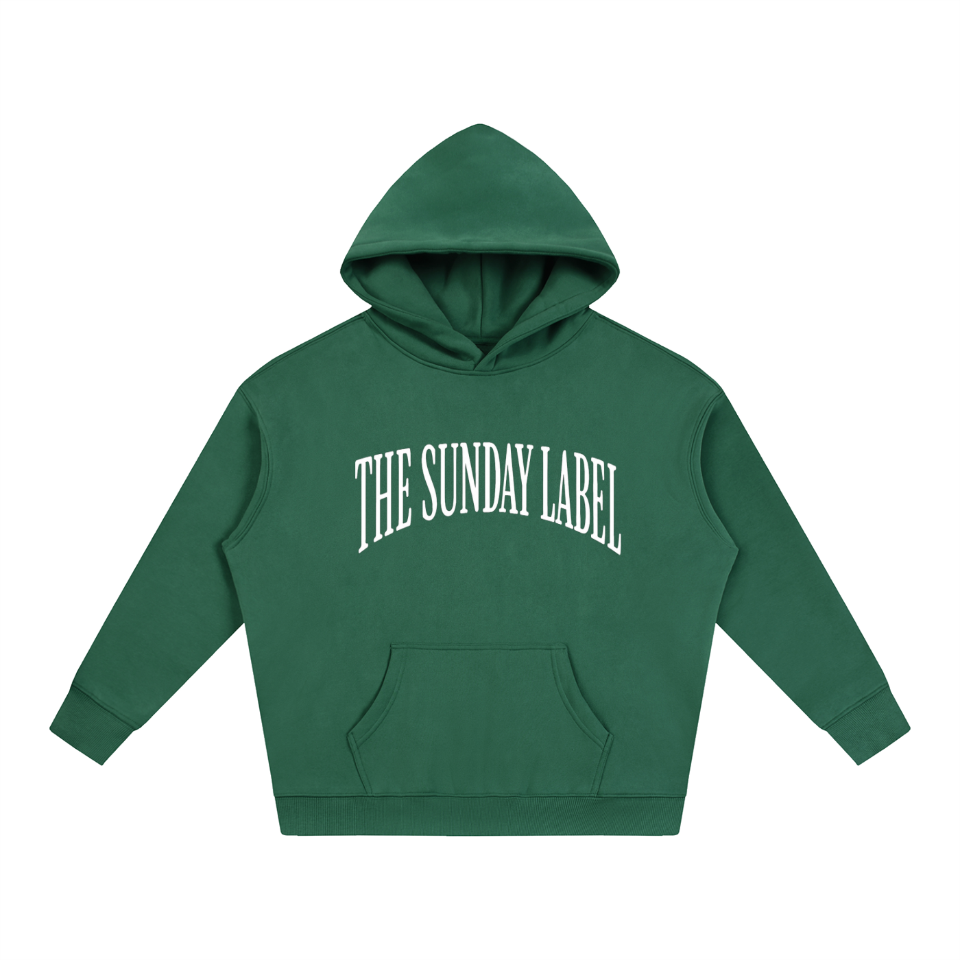 The Sunday Label Eden Green Oversized Fleece Hoodie