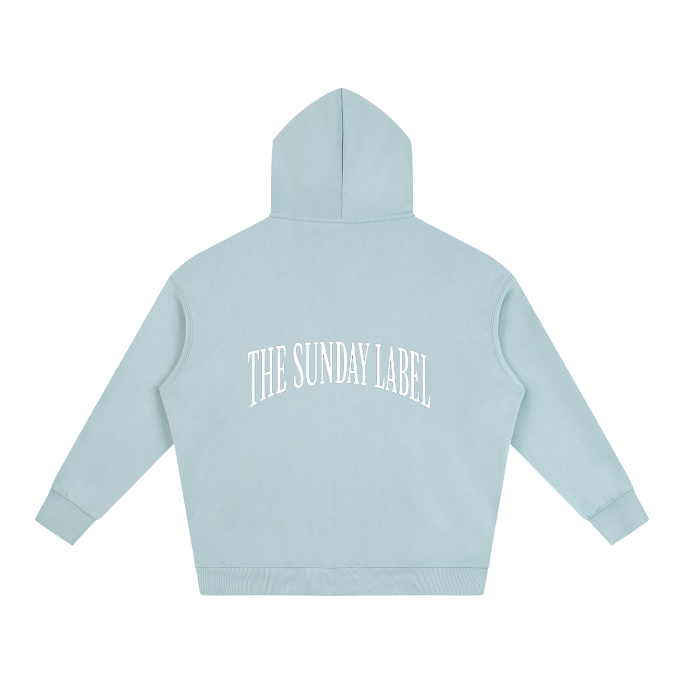 The Sunday Label Oversize Fleeced Hoodie Light Blue