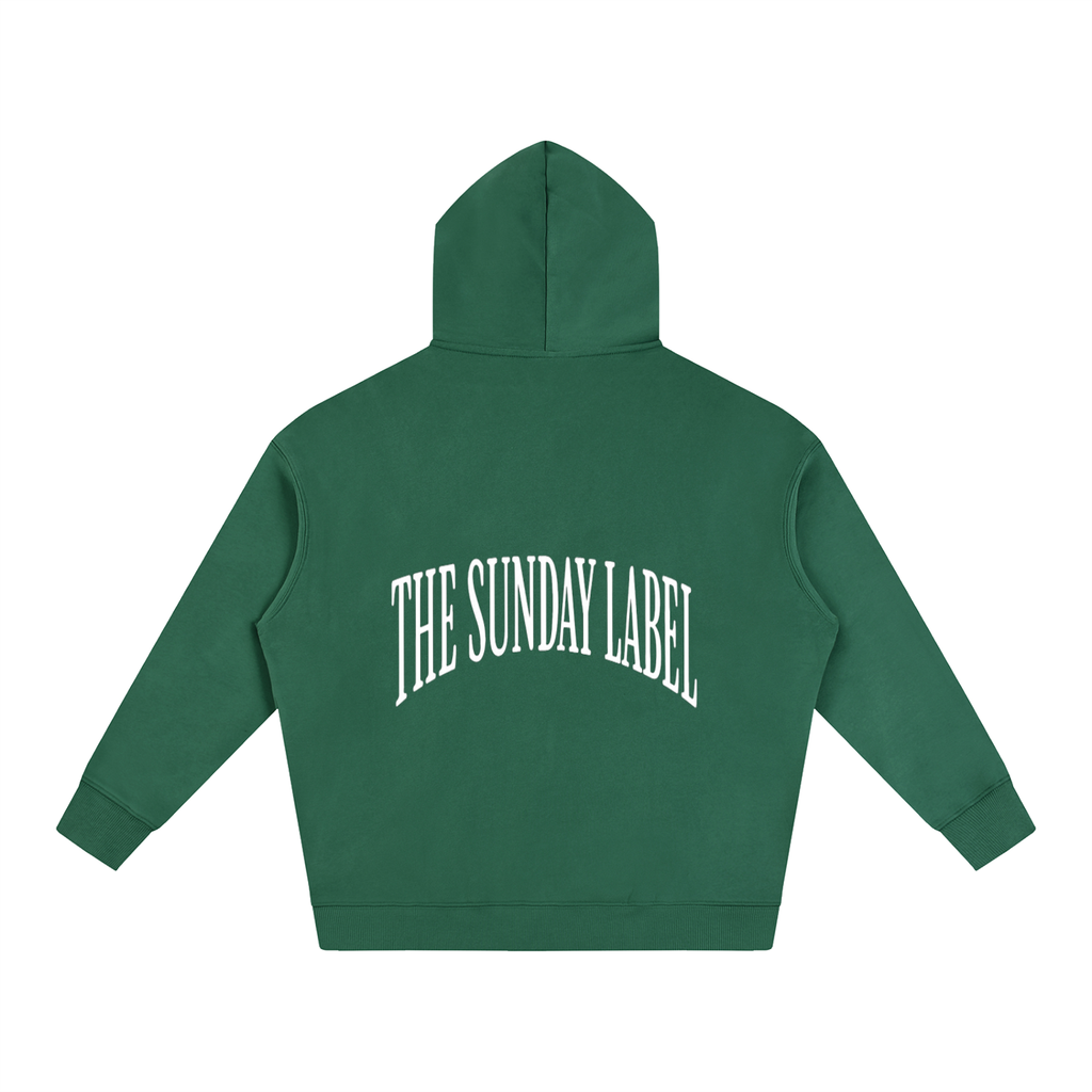 The Sunday Label Eden Green Oversized Fleece Hoodie
